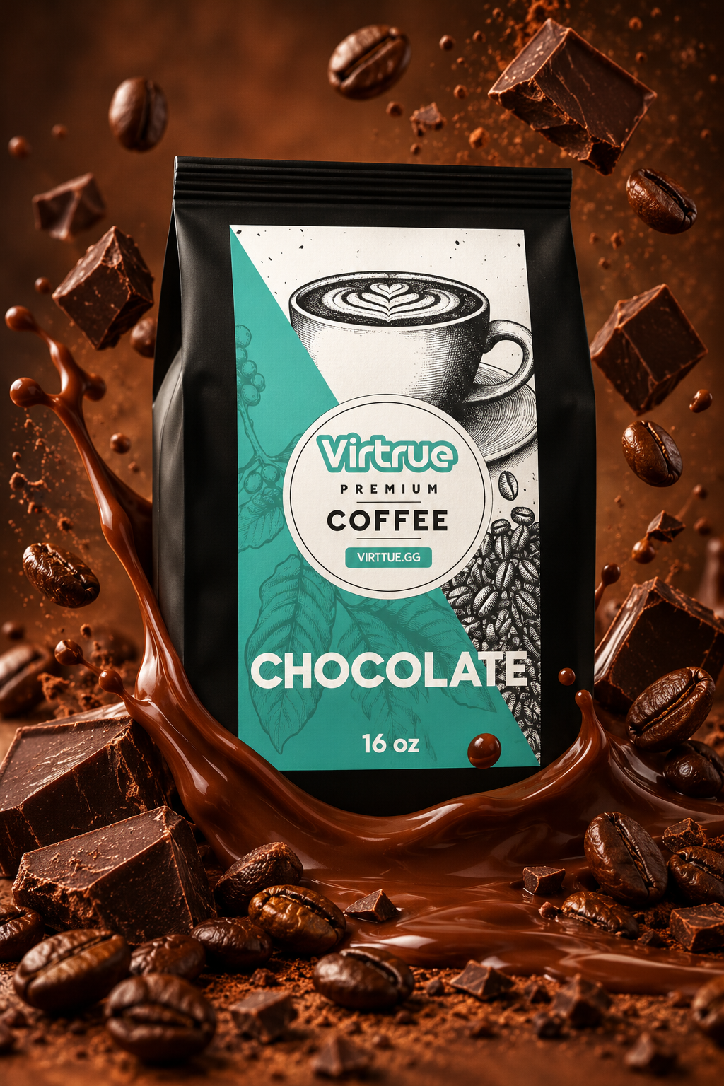 Chocolate Flavored Coffee – 16oz