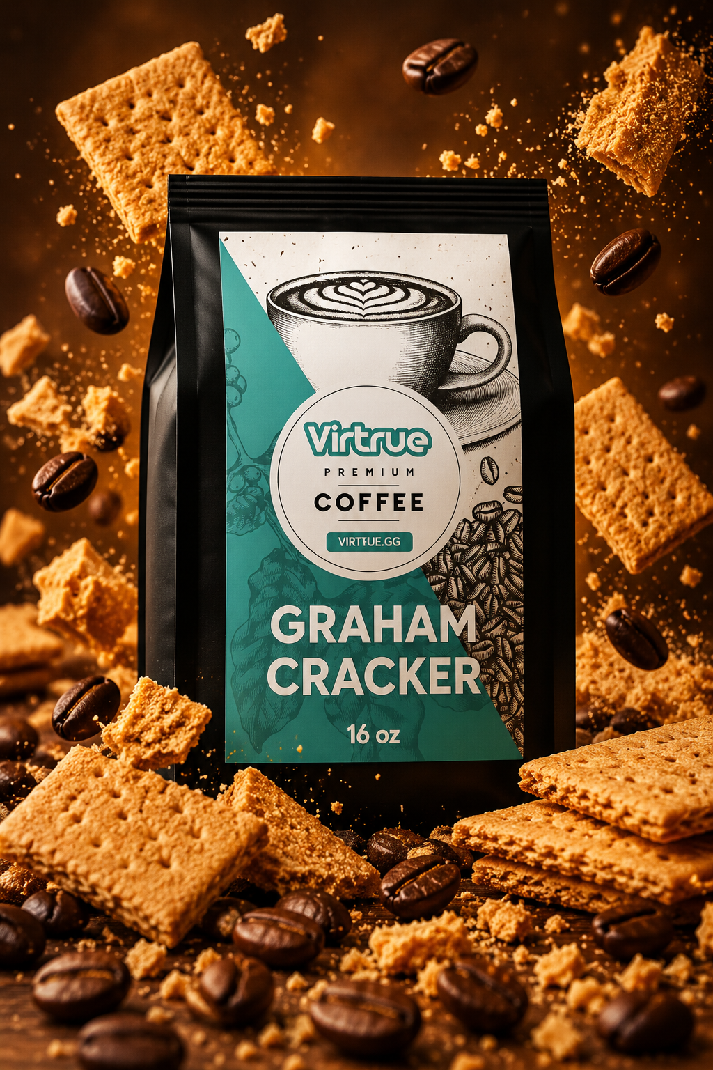 Graham Cracker Flavored Coffee – 16oz