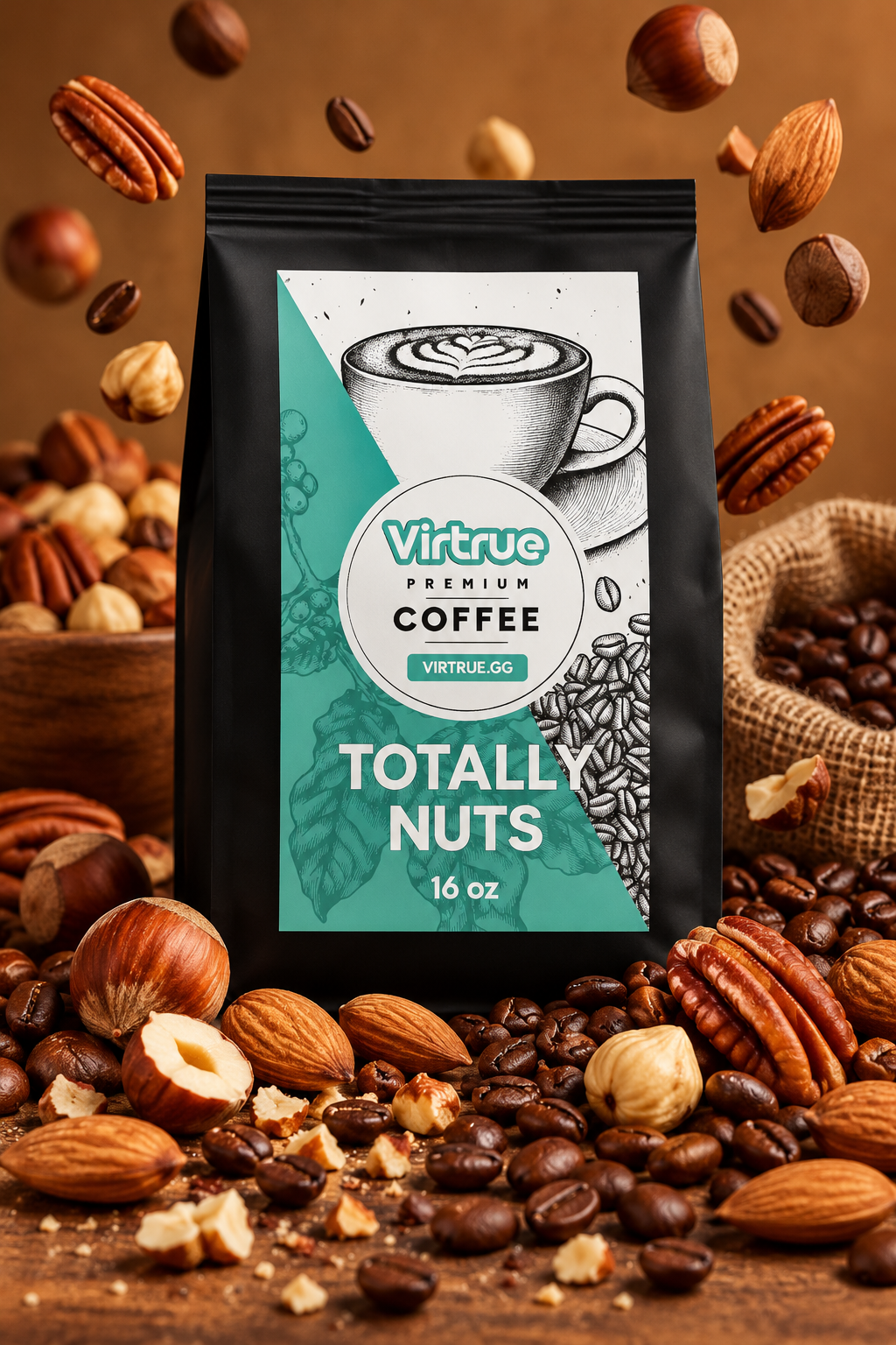 Totally Nuts Flavored Coffee – 16oz